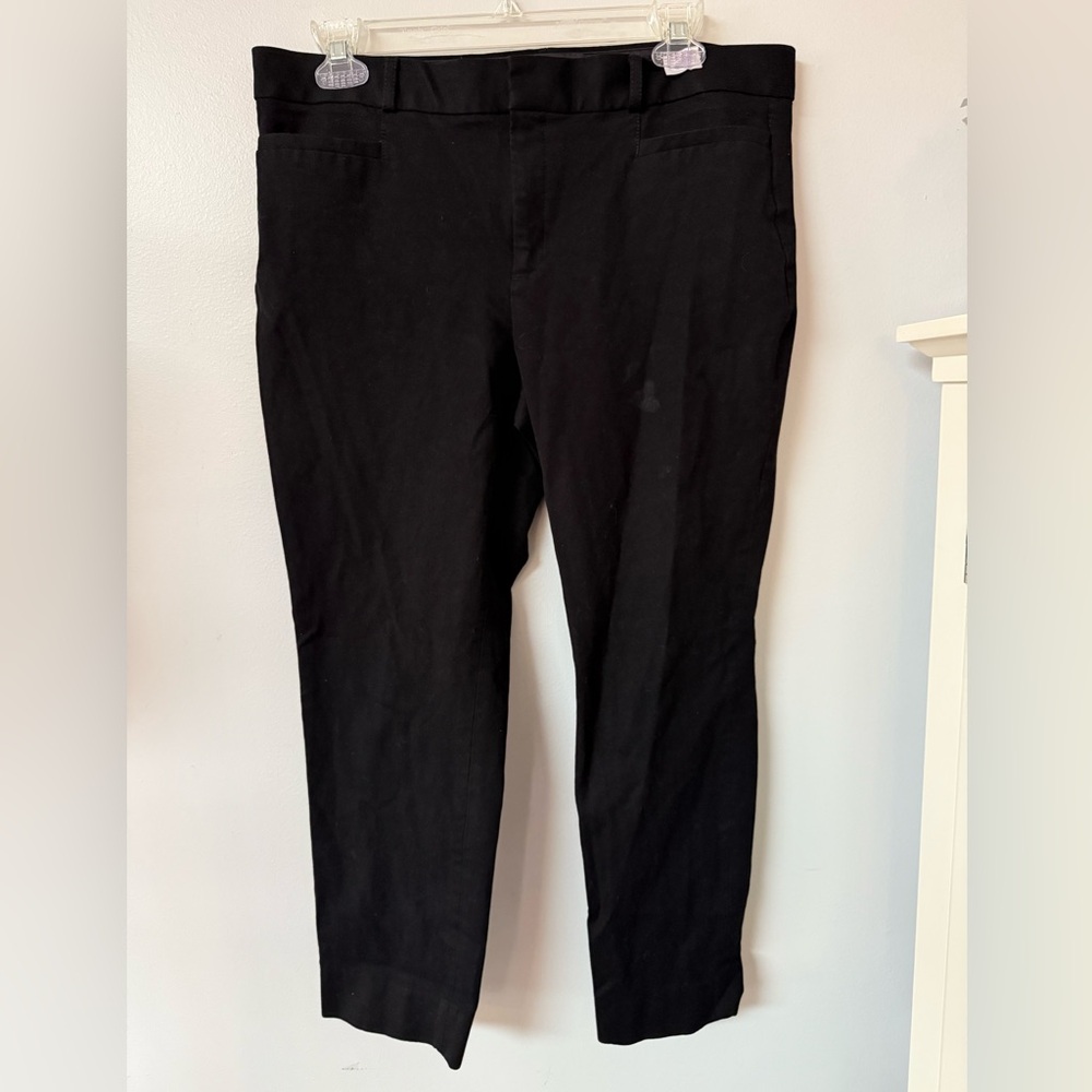 Banana Republic Classic Black crop dress pants